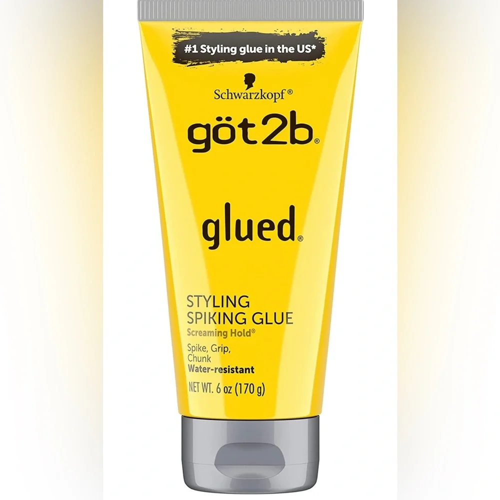 - ✨3 PACK Got2B Glued Styling Spiking Hair Gel 2-6oz tubes + 1 Travel 1..2 oz